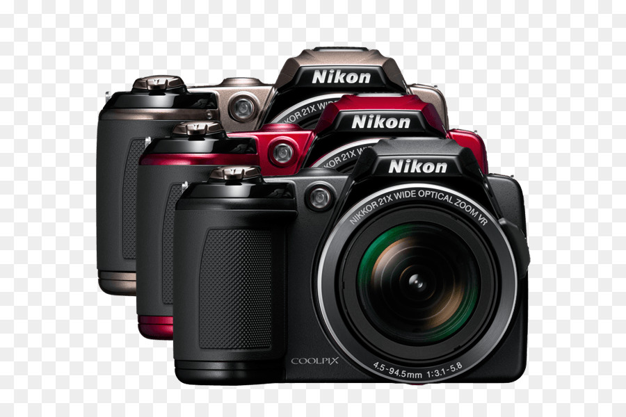 نيكون，Nikon Coolpix L120 141 Mp كاميرا رقمية مدمجة الأسود PNG
