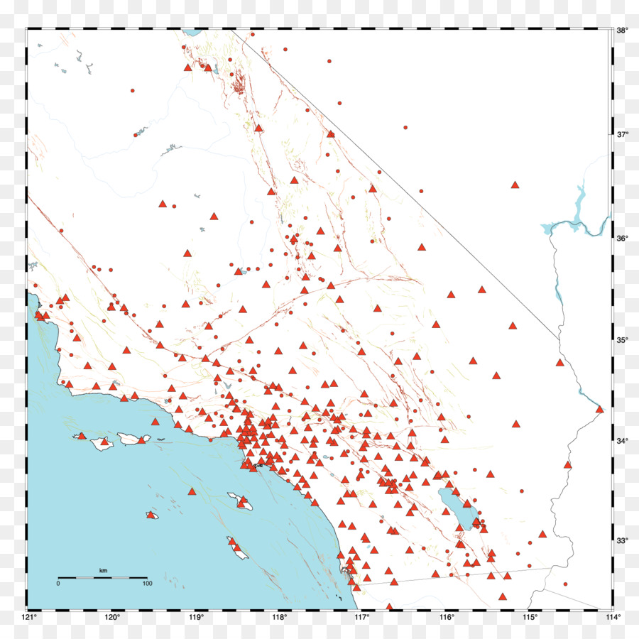 جنوب كاليفورنيا مركز الزلزال，جامعة جنوب كاليفورنيا PNG