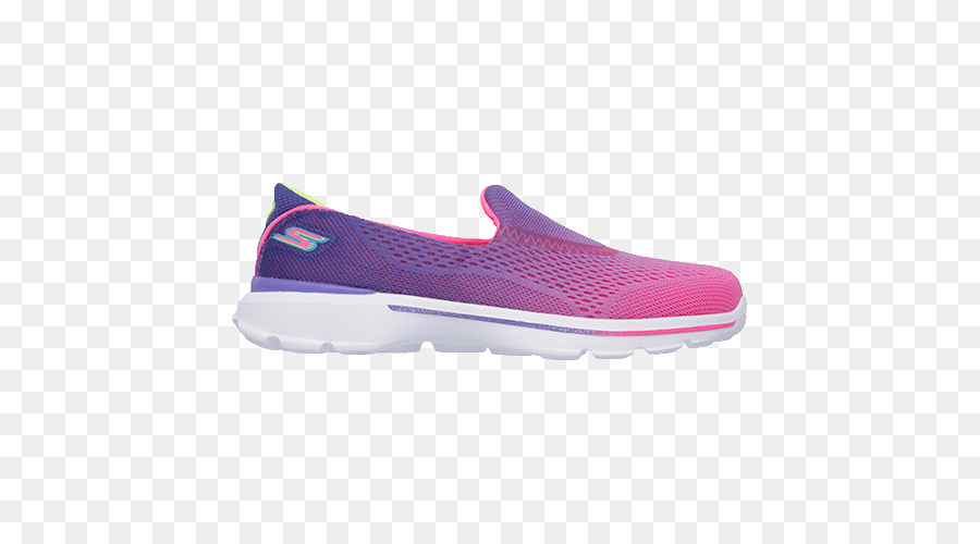 الأحذية الرياضية，Skechers الأطفال البنات نمشي 3 المدربين حجم 1 في الوردي PNG