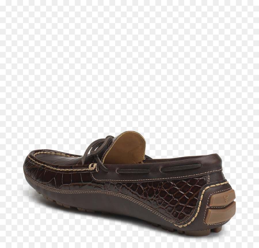 من جلد الغزال，Slipon الحذاء PNG