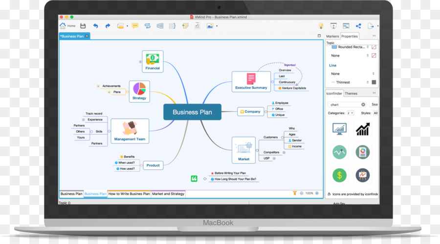 برنامج كمبيوتر，Xmind PNG