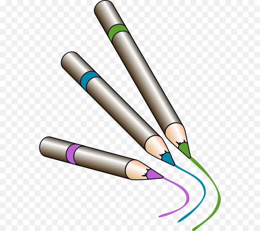 قلم，لون قلم رصاص PNG