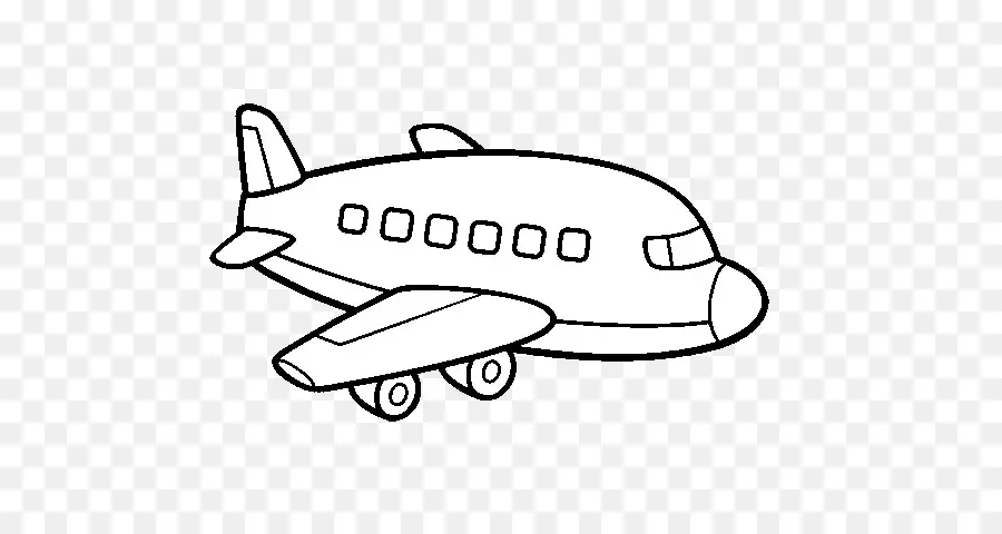 طائرة，رسم PNG
