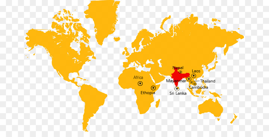 العالم，خريطة العالم PNG