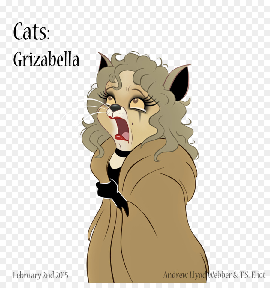 القطط，Grizabella PNG