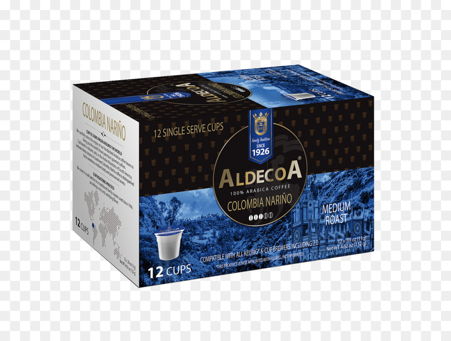 Aldecoa Kcup القهوة كوستاريكا 12 عدد，القهوة PNG