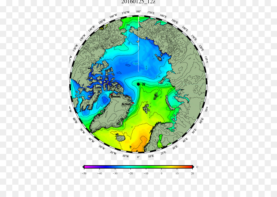 المحيط المتجمد الشمالي，المناطق القطبية من الأرض PNG