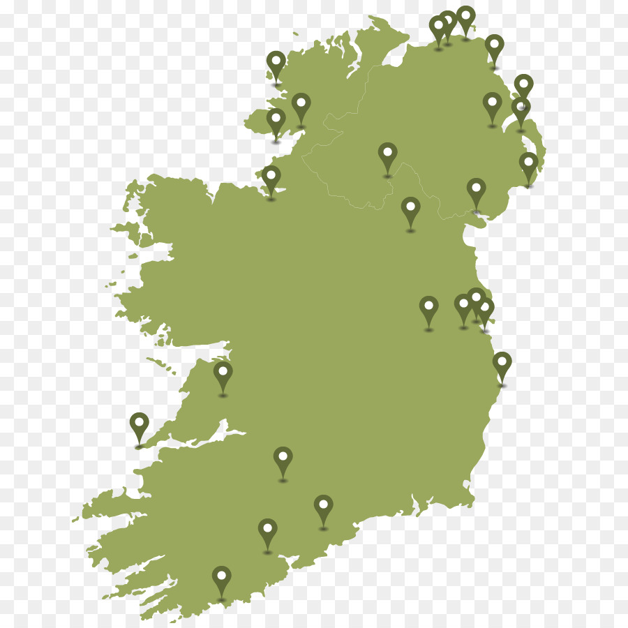 جمهورية أيرلندا，صورة ظلية ، PNG