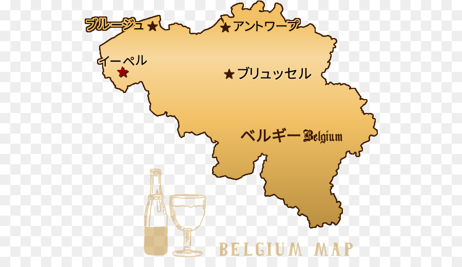 بلجيكا，خريطة PNG