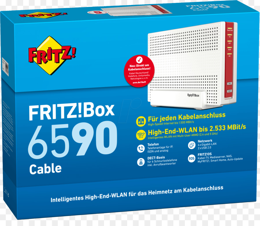 الشركة المحدودة للمركبات，Avm Fritzbox 6430 PNG