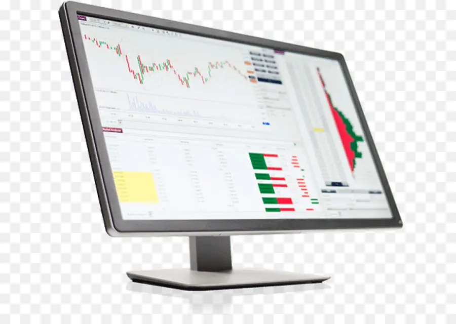 محاكاة سوق الأسهم，شاشات الكمبيوتر PNG