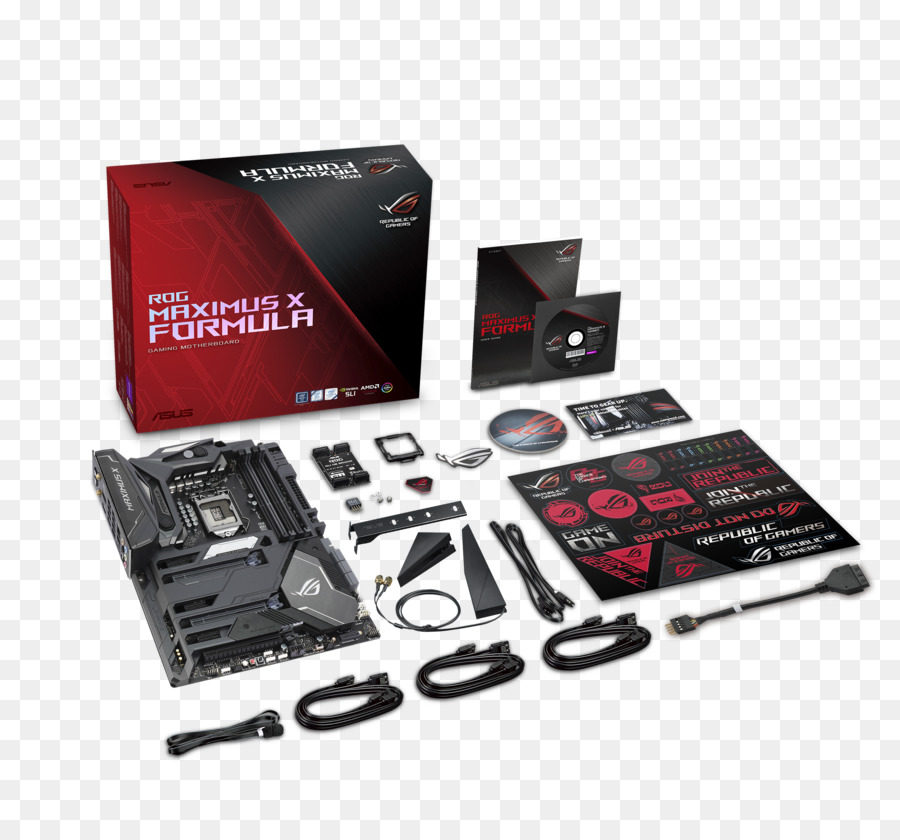 Asus Rog Maximus X رمز إنتل Z370，Asus Rog Maximus X اللوحة الأم PNG