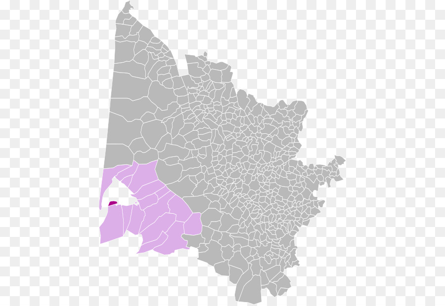 بوردو，خريطة PNG