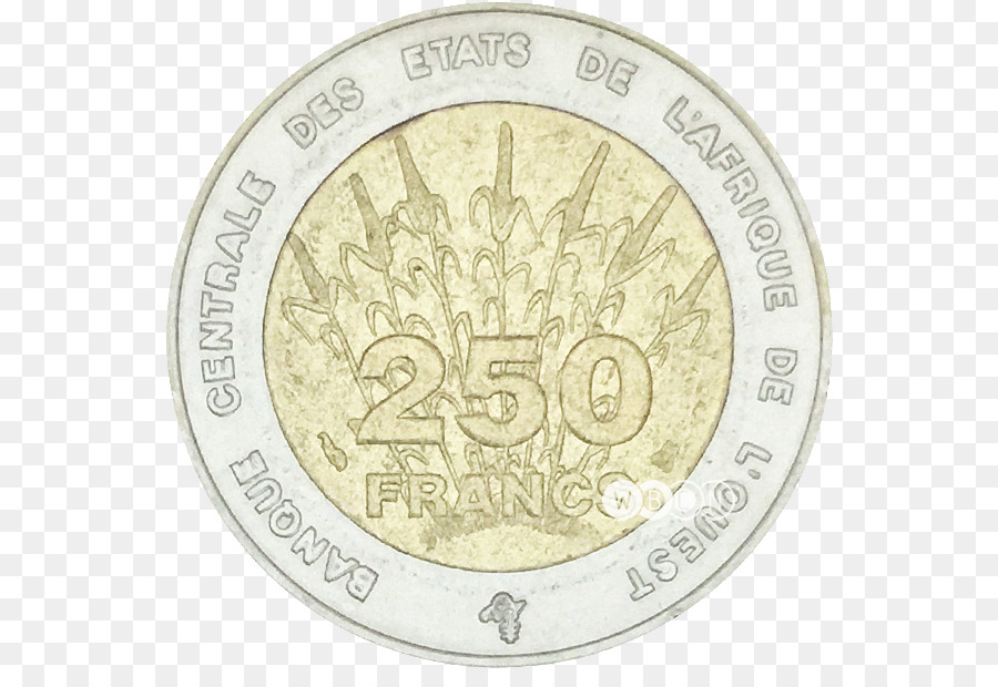 عملة معدنية فئة 250 فرنك，عملة PNG