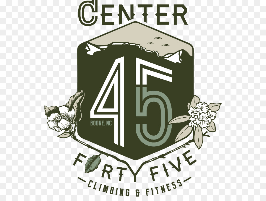 مركز 45 التسلق و اللياقة البدنية，شعار PNG