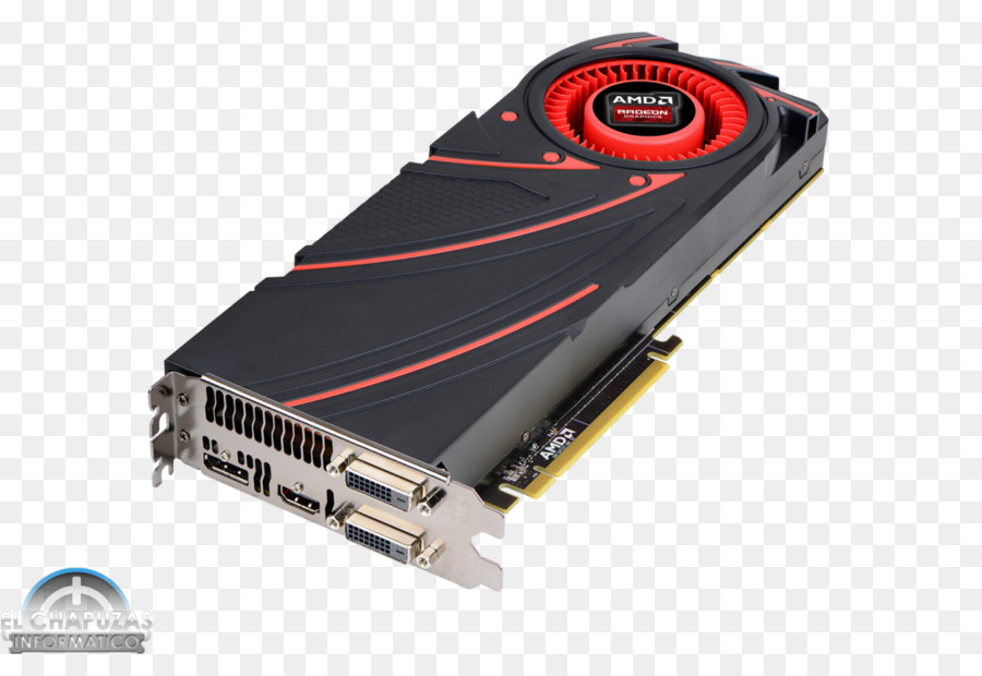 بطاقات الرسومات محولات الفيديو，Amd Radeon R9 280 PNG