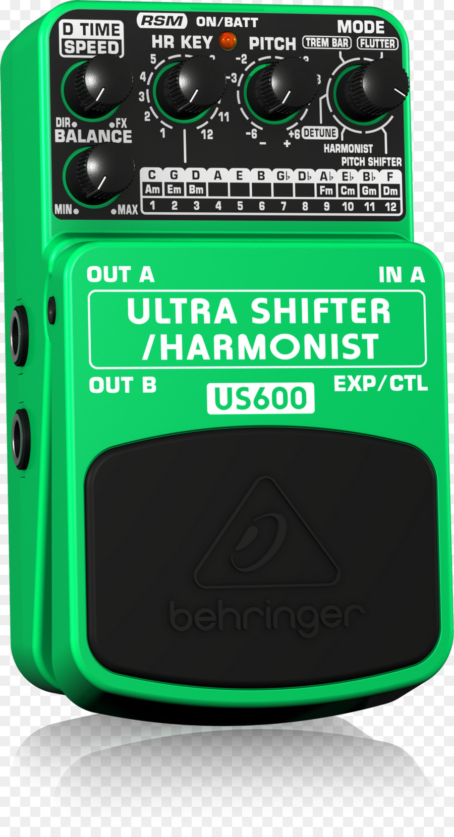 Behringer الترا Shifterharmonist Us600，تأثيرات المعالجات الدواسات PNG