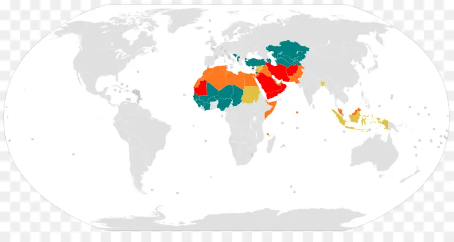 العالم，العالم الإسلامي PNG