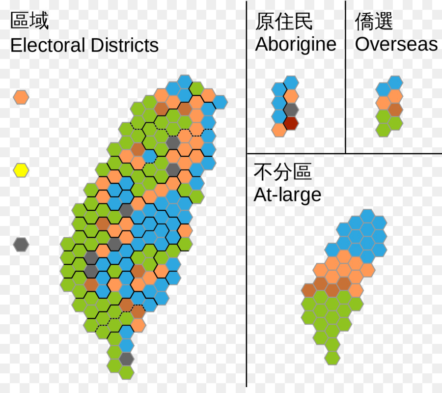 تايوان الانتخابات التشريعية عام 2001，تايوان الانتخابات التشريعية عام 1998 PNG