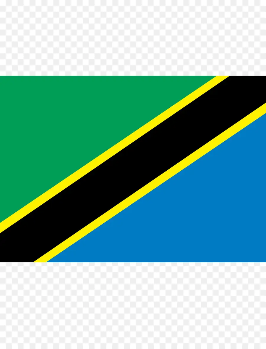 تنزانيا，علم تنزانيا PNG