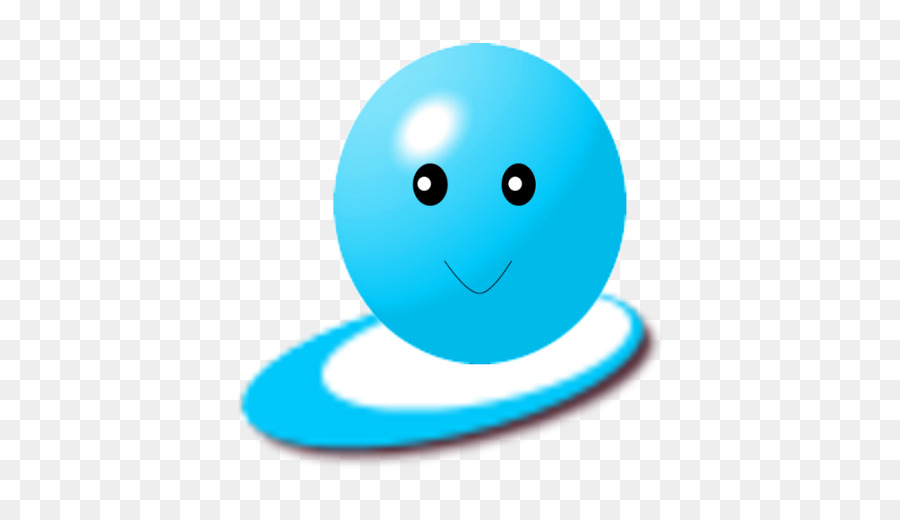 مبتسم，الأزرق PNG