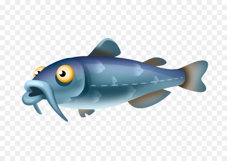 الأسماك，الأسود البلهد PNG