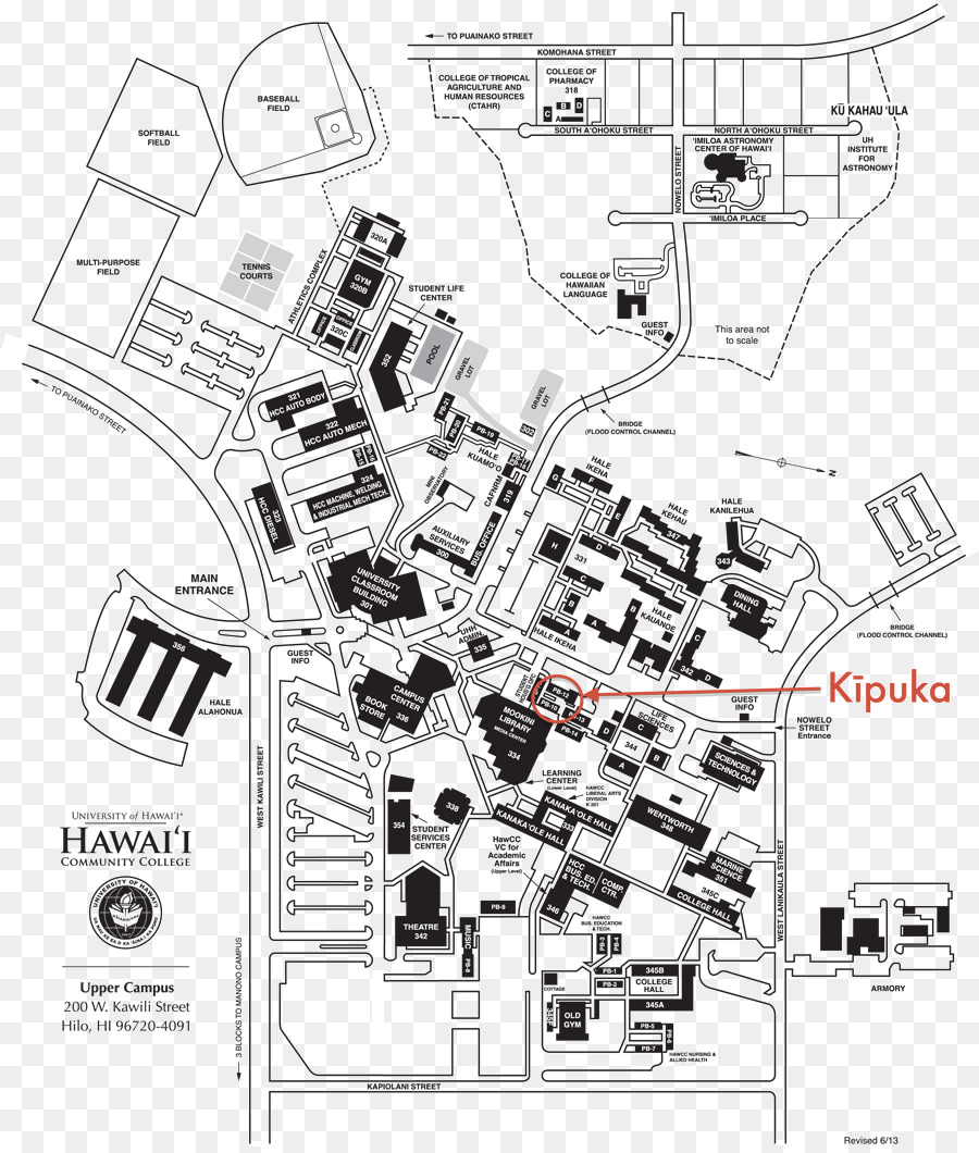 جامعة هاواي，الحرم الجامعي PNG
