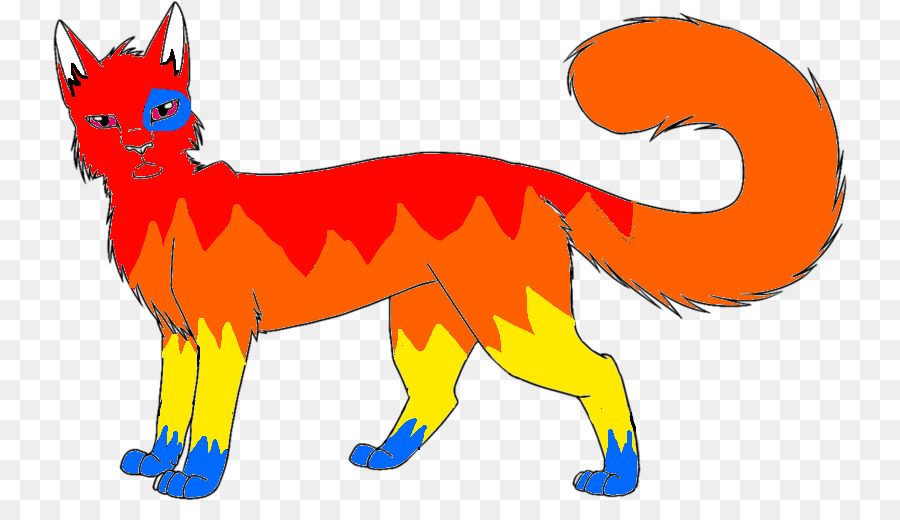 الثعلب الأحمر，القط PNG