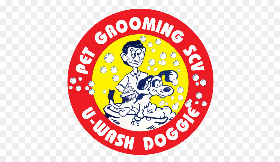 U غسل الكلب，شعار PNG