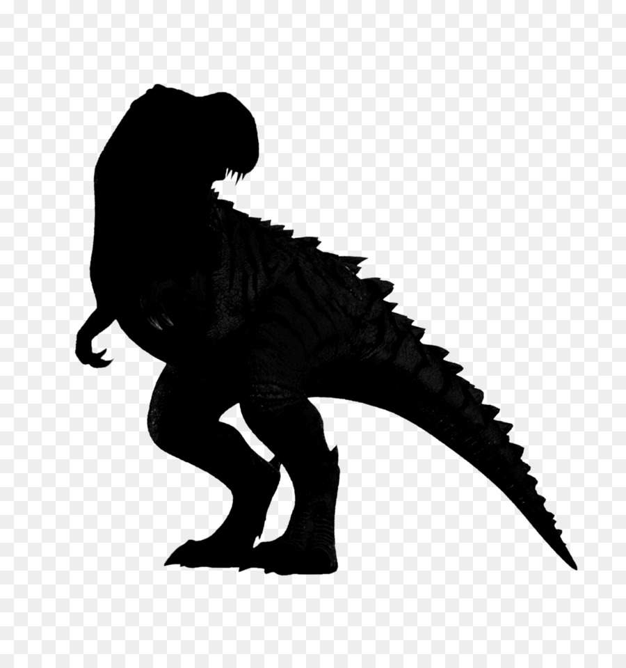 الديناصور，صورة ظلية ، PNG