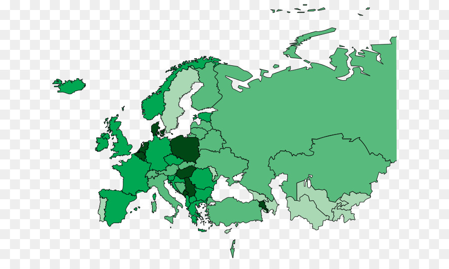 أوروبا，خريطة PNG