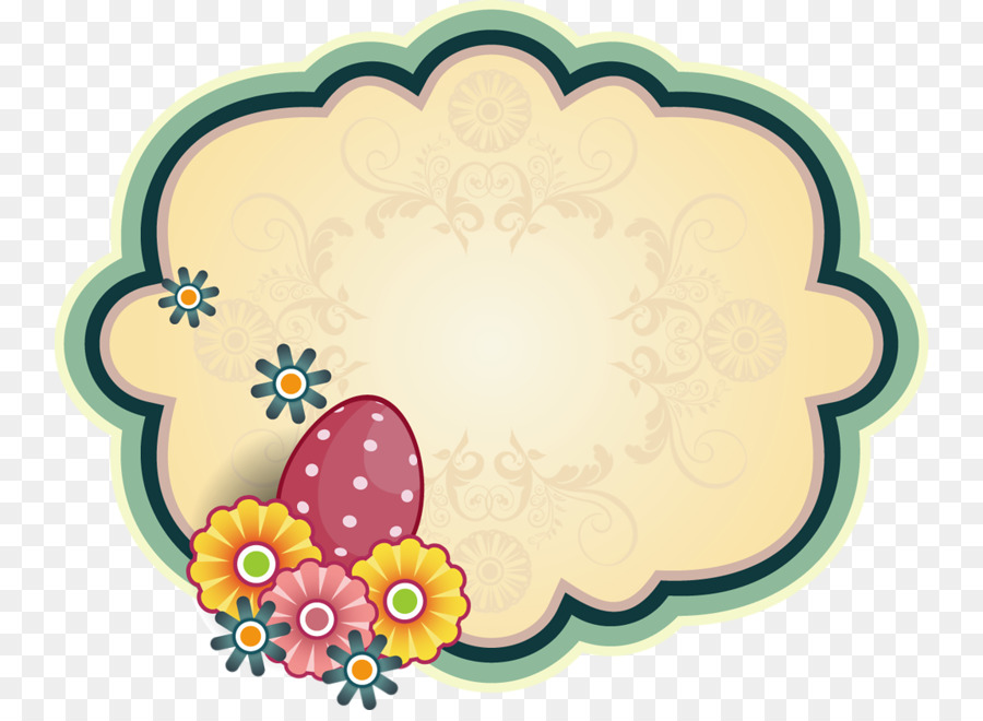 عيد الفصح，تصميم الأزهار PNG