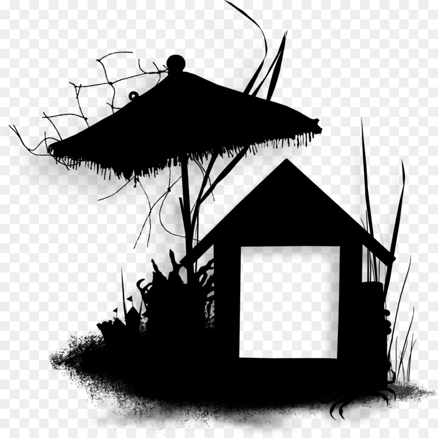 البيت，صورة ظلية ، PNG