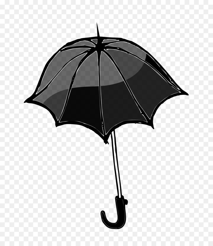 أسود م，مظلة PNG