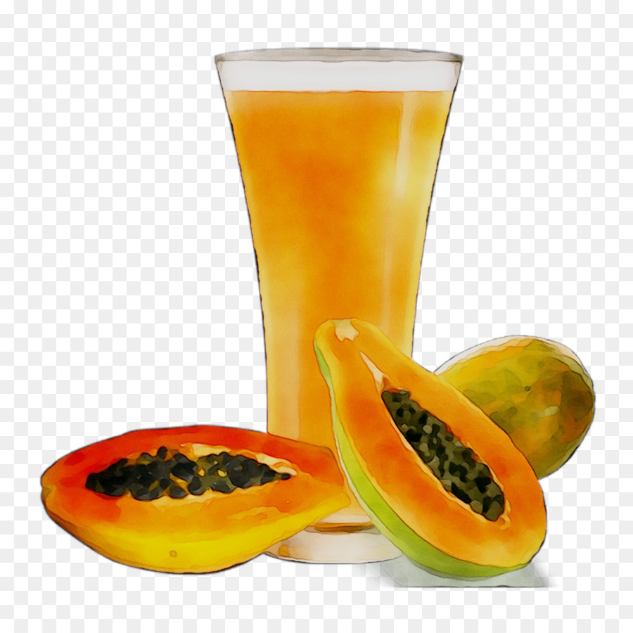 شراب البرتقال，البابايا PNG