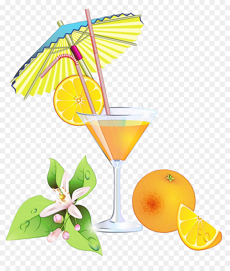 كوكتيل ومقبلات，شراب البرتقال PNG