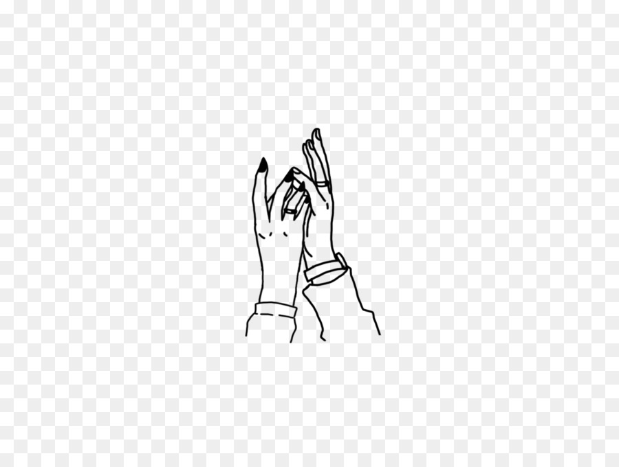 الاصبع，الرسم PNG