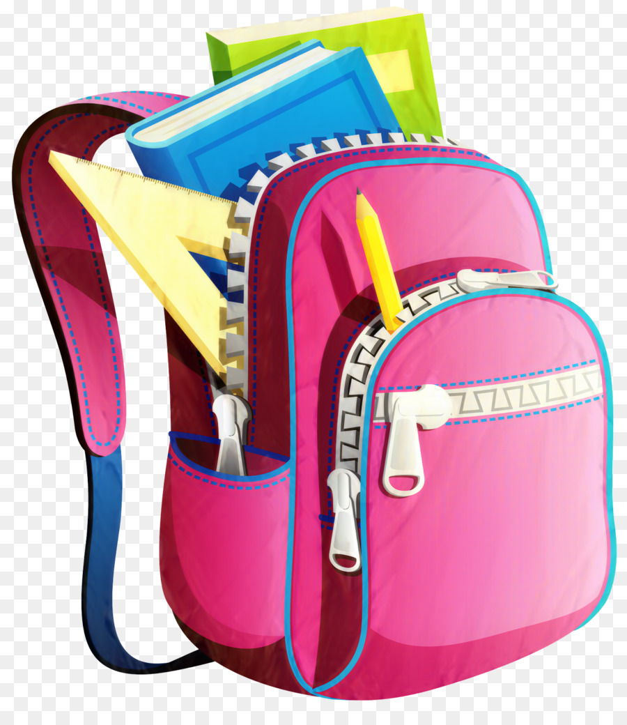 المدرسة，حقيبة يد PNG