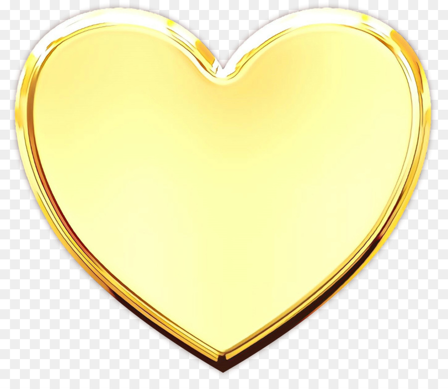 الأصفر，القلب PNG