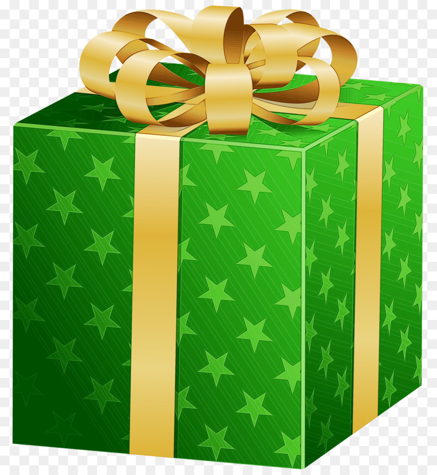 هدية，الأخضر PNG