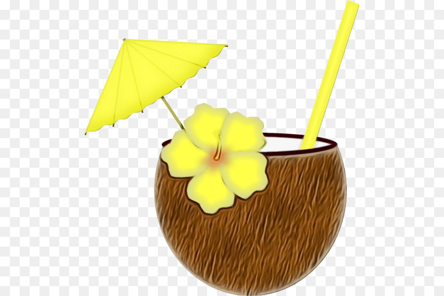 الأصفر，مظلة PNG