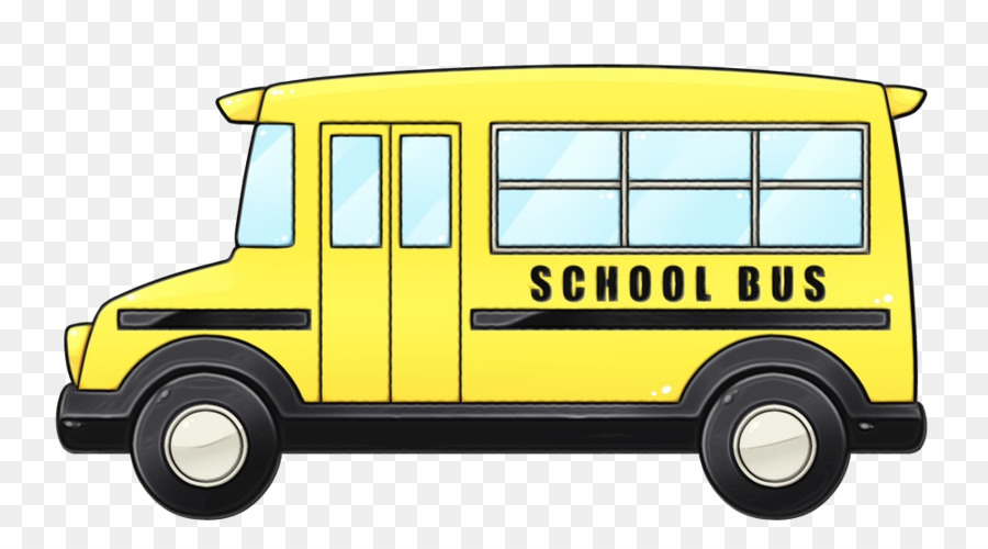 قصاصة فنية النقل，الحافلة المدرسية PNG