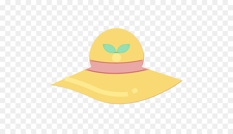 قبعة，الأصفر PNG