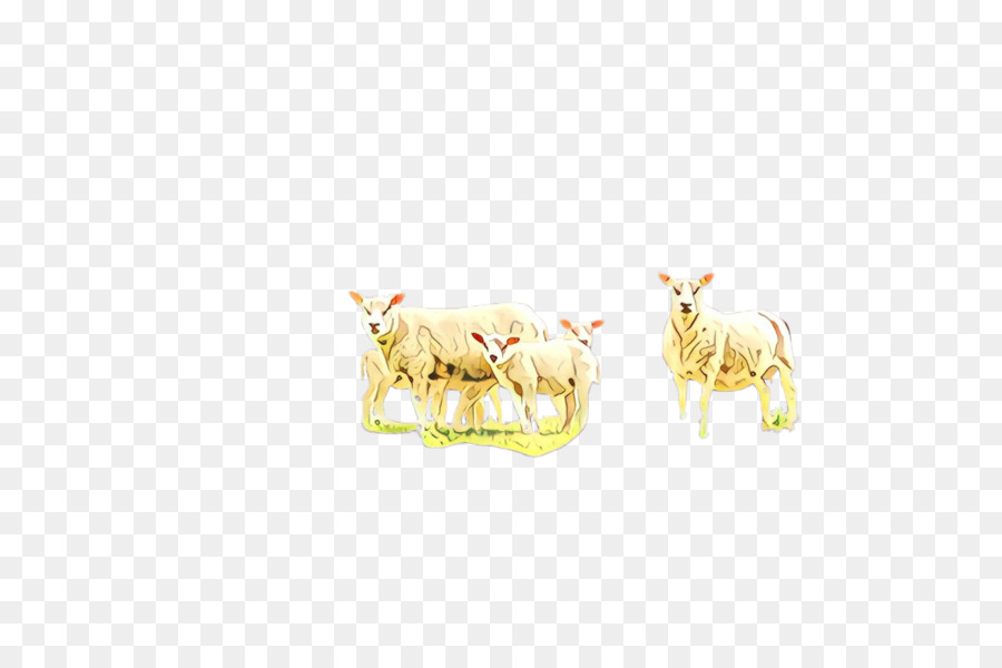 الماشية，الأصفر PNG