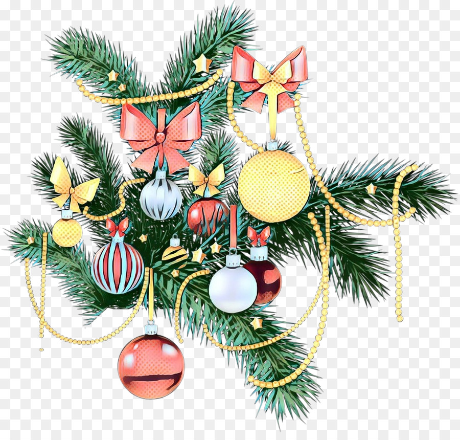 زخرفة عيد الميلاد ،，شجرة التنوب PNG
