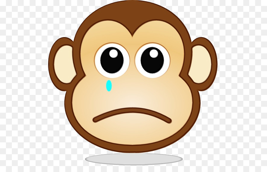 الحزن，القرد PNG