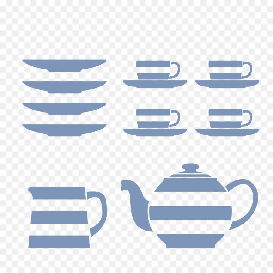 Tg Cornishware الأخضر，القدح PNG