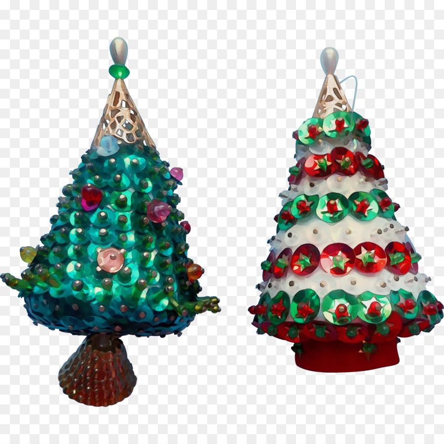 شجرة عيد الميلاد，أقراط PNG