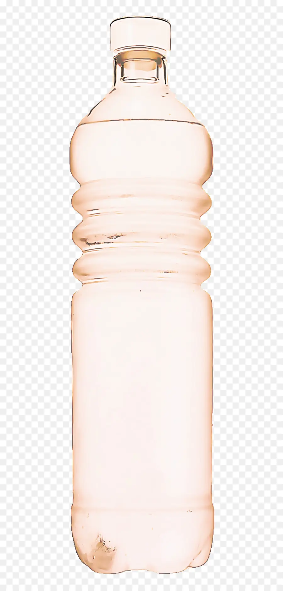 اللون البيج，زجاجة بلاستيكية PNG