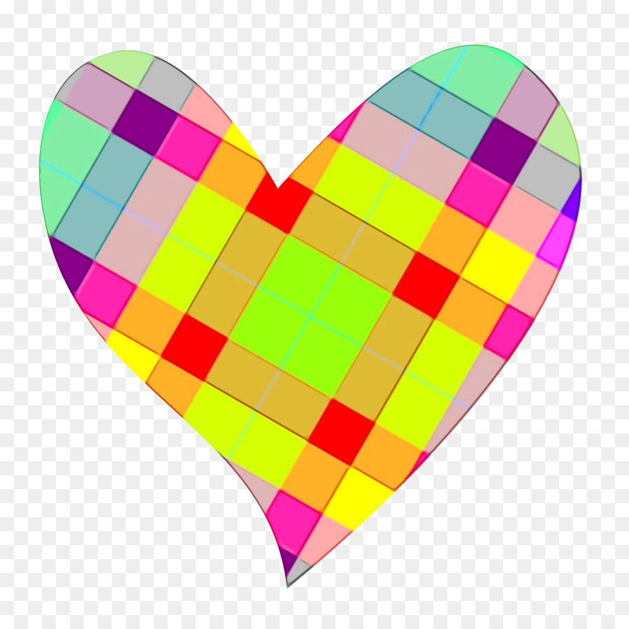 قلب，لون القرنفل PNG